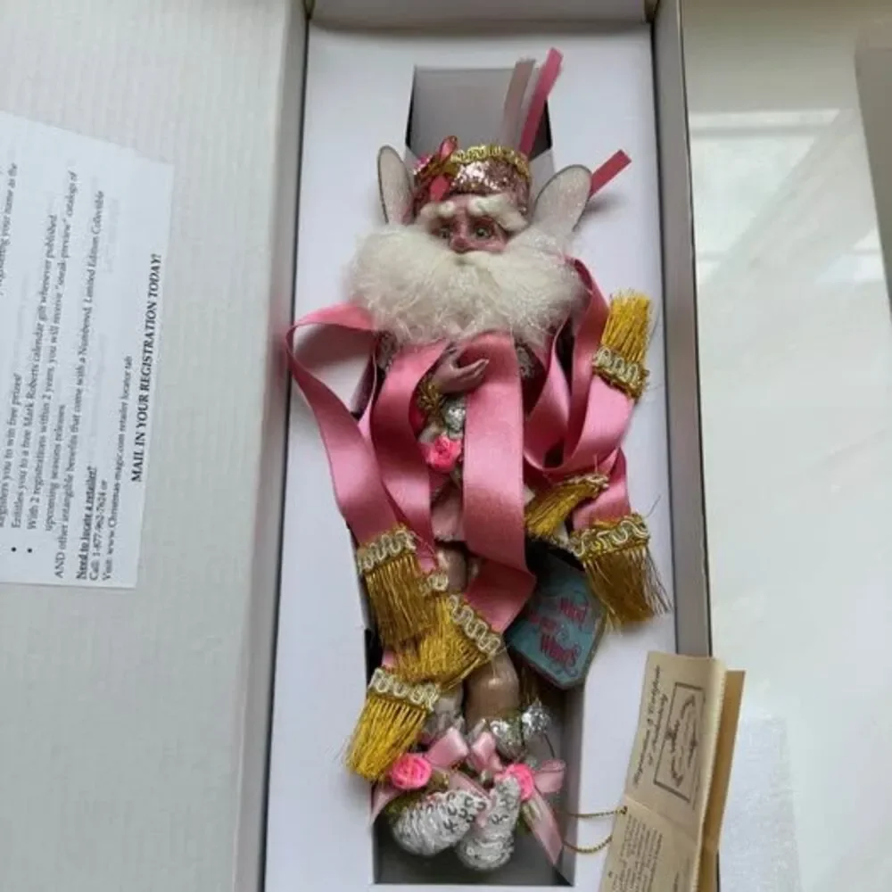 Mark Roberts Spirit of Hope Fairy -  Breast Cancer Awareness collectible